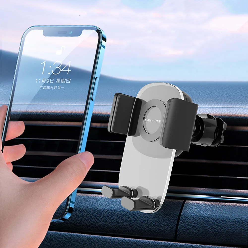 Lenyes CR143 360 Derece Dönebilen Havalandırma Tasarım Araç İçi Telefon Tutucu
