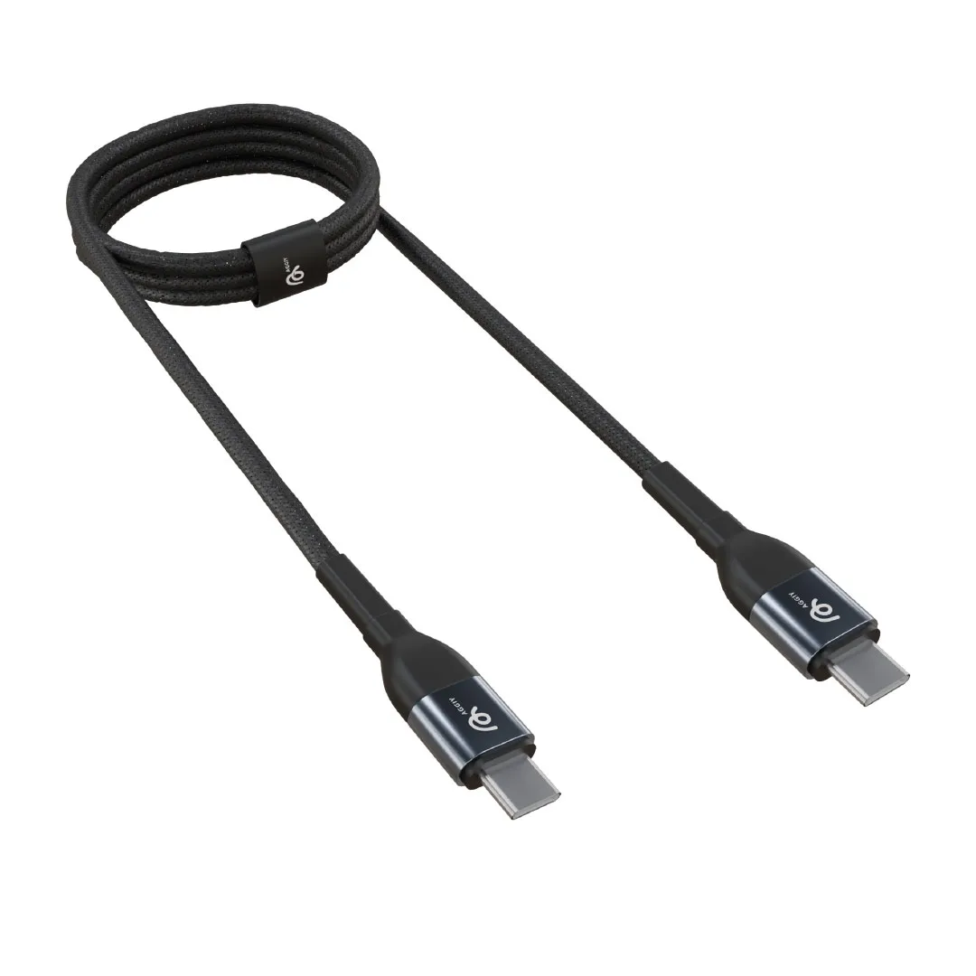 AG-CL3 Type-C to Type-C 60W Korumalı Hızlı Şarj Kablosu