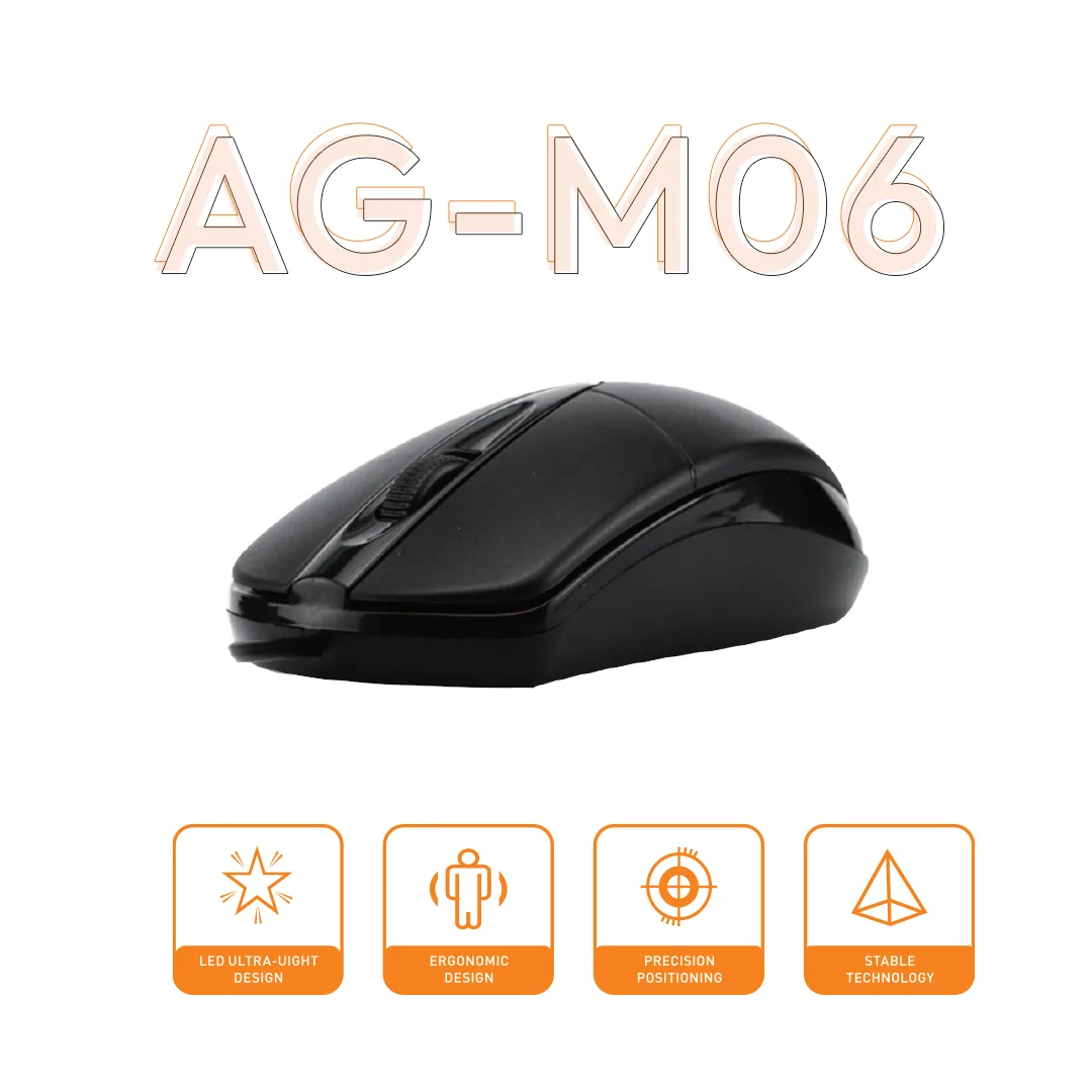 AG-M06 1600 dpi Kablolu Mouse