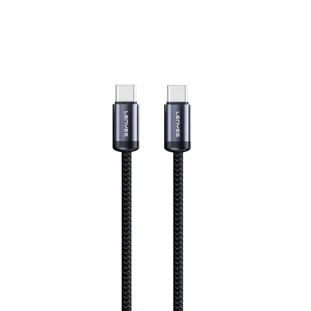 Lenyes LC537 | 60W Type-C to Type-C Örgülü Hızlı Şarj Kablosu | 1M