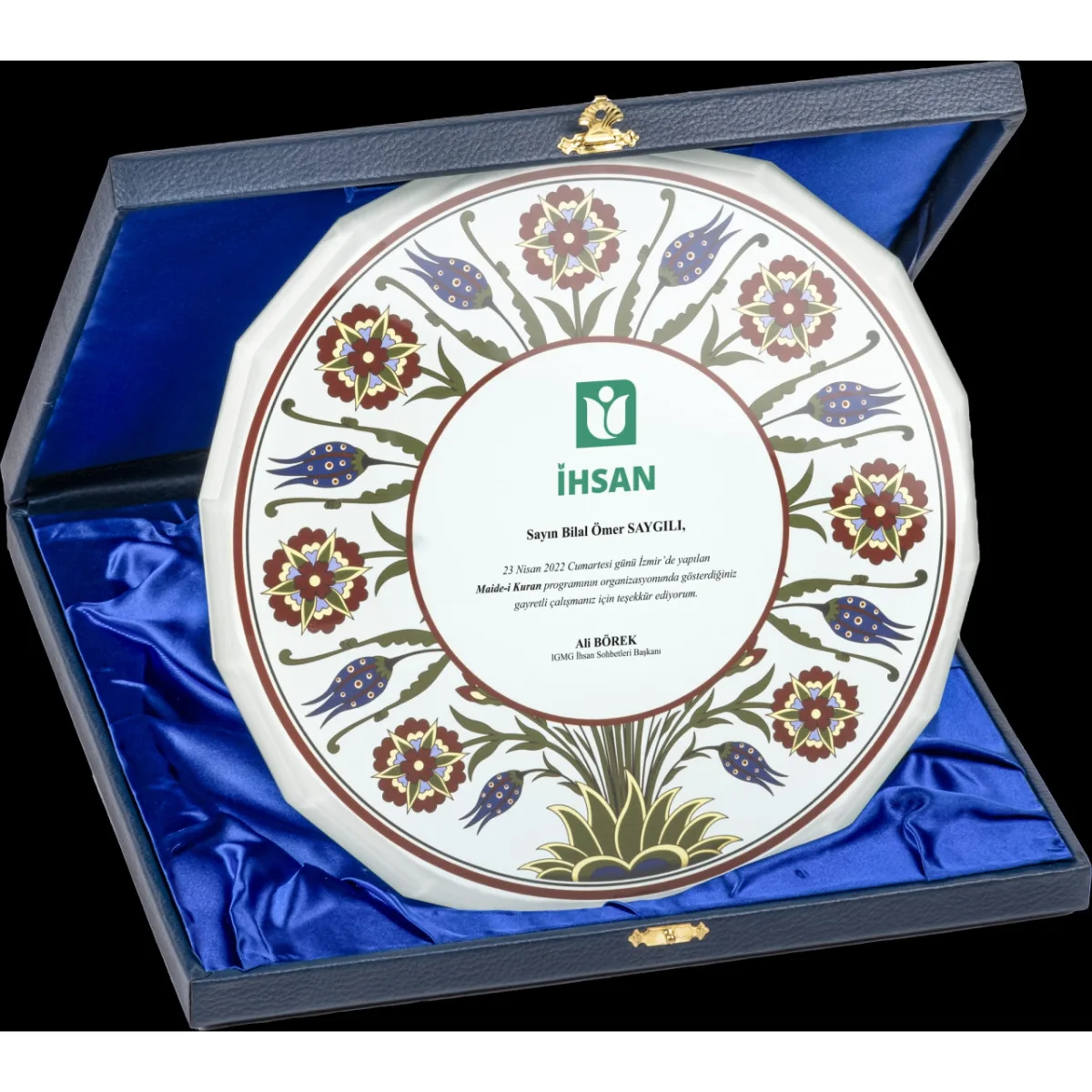 PB1603 Tabak Kristal Plaket