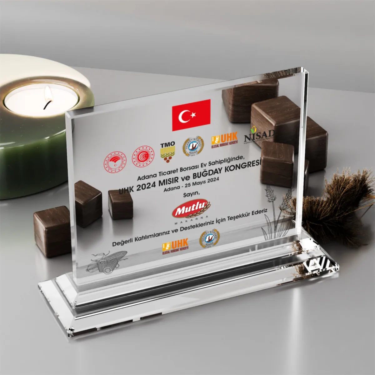 PB365 Kristal Plaket — görsel 2