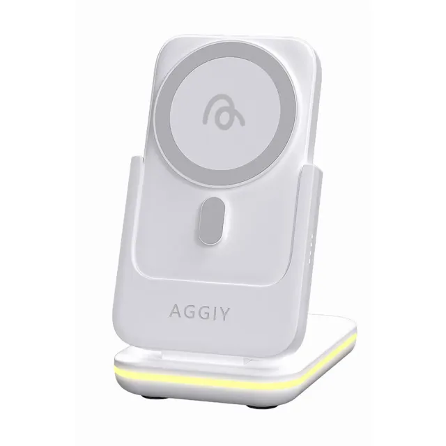 AG-W18 23W 3 in 1 Wireless MagSafe Şarj İstasyonu & PowerBank görseli
