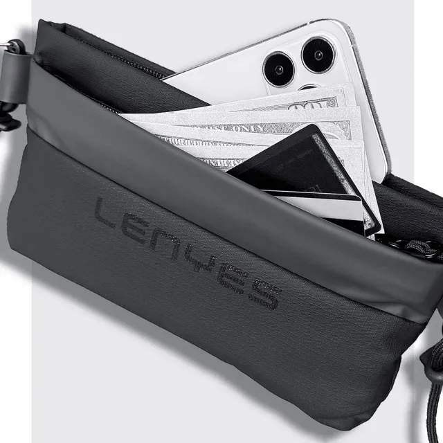Lenyes LB564 Dreamer Waist Serisi Su Geçirmez Deri Tasarımlı Bel Çantası