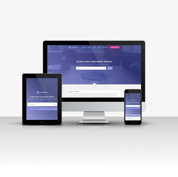 Firma Bul V1 Hazır Web Sitesi ekran görüntüsü