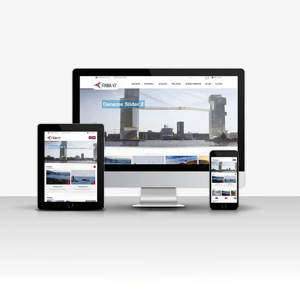 Firma V7 Hazır Web Sitesi ekran görüntüsü