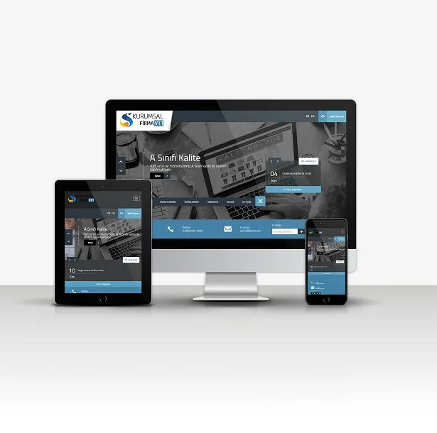 Kurumsal Firma V11 Hazır Web Sitesi ekran görüntüsü