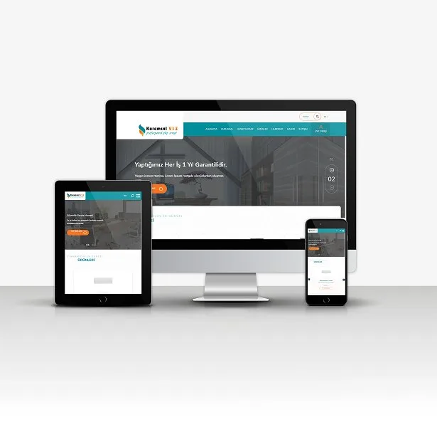 Kurumsal Firma V13 Hazır Web Sitesi ekran görüntüsü