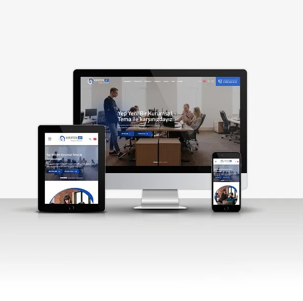 Kurumsal Firma V21 Hazır Web Sitesi ekran görüntüsü