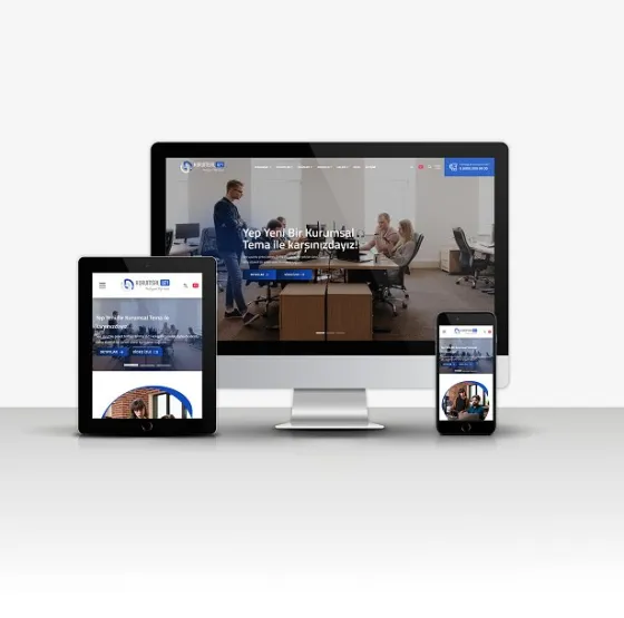 Kurumsal Firma V21 Hazır Web Sitesi