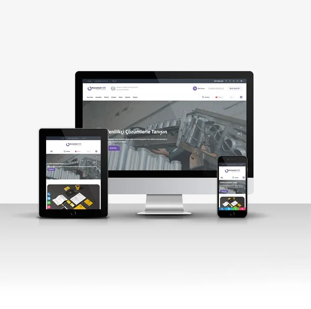 Kurumsal Firma V25 Hazır Web Sitesi ekran görüntüsü